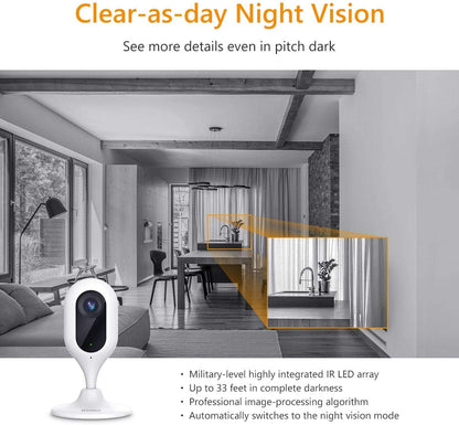 Imou Caméra IP sans Fil, 1080P WiFi Caméra Sécurité, Caméra Surveillance WiFi avec Détection de Mouvement, Audio Bidirectionnel et Vision Nocturne