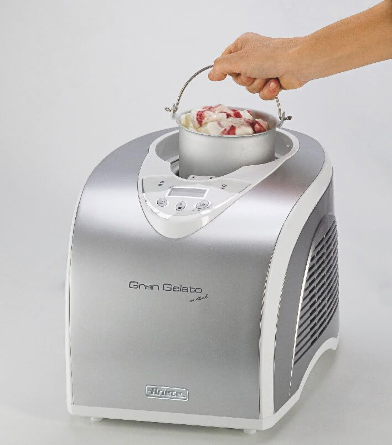 Ariete 693 Machine à Glace Auto-Refroidissante en Métal avec Compresseur neuve