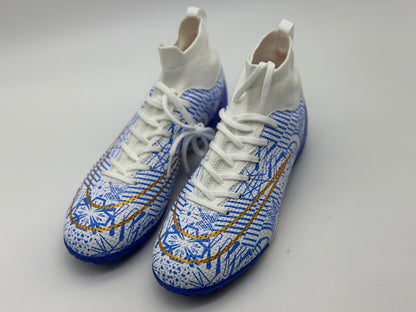 Chaussures de Football Homme Professionnel Chaussures de Futsal Antidérapants pour l'entraînement Athlétisme Adolescents High Top Chaussures de Sport