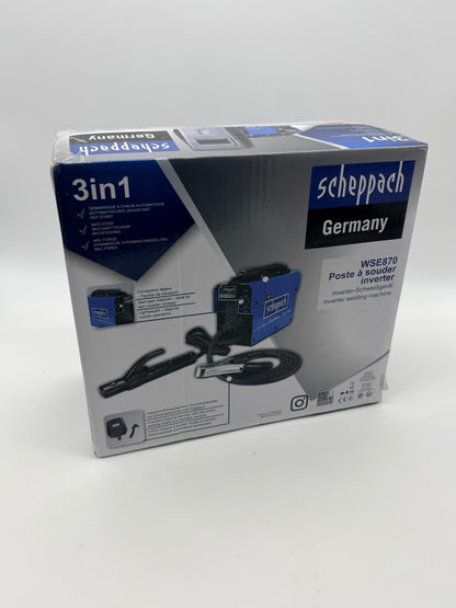 Sceppach poste a soudés WSE 870, 120 A avec accessoires