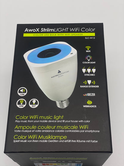 Ampoule WiFi AwoX StriimLIGHT avec haut parleur intégrée