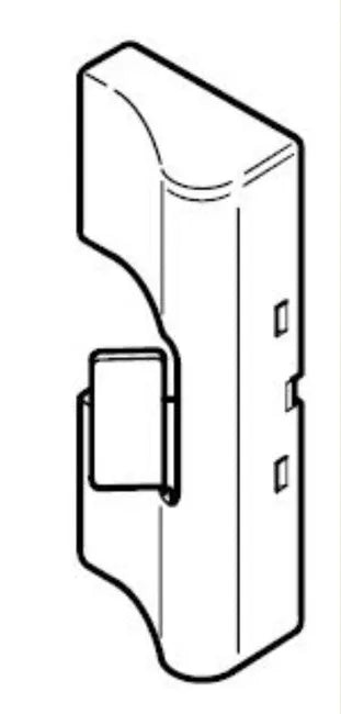 Lot de 2 Amortisseur pour porte battante amorti SPACEO
