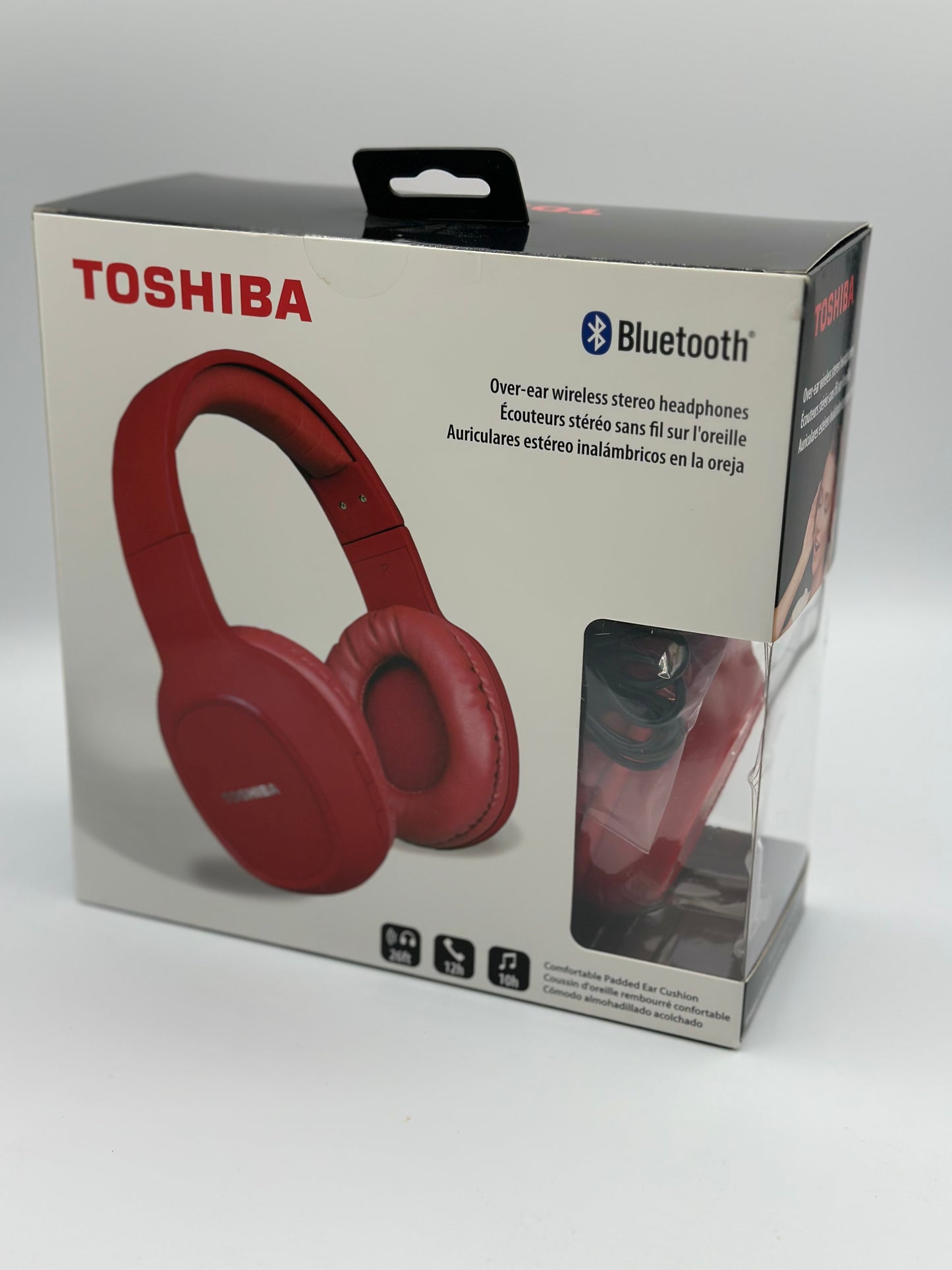TOSHIBA Casque arceau Sport - Bluetooth - Rouge neuf