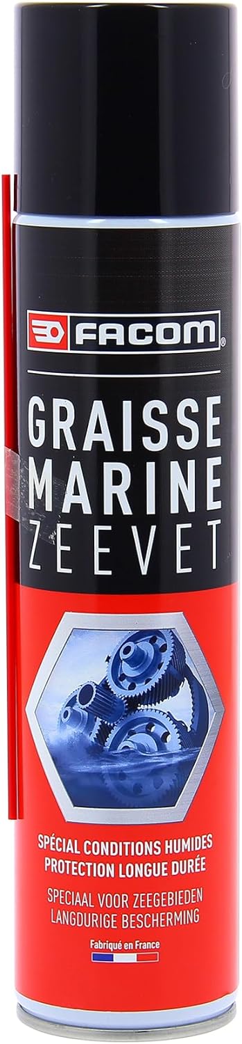 FACOM Graisse Marine, Spéciale Conditions Humides, Sulfonate de Calcium, Spray Aerosol 300 ml neuf