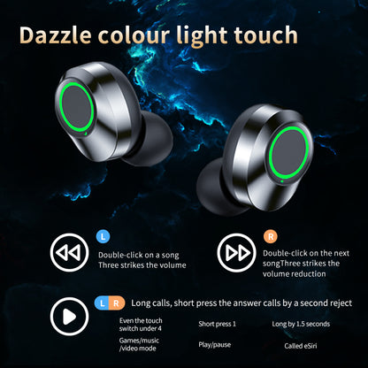 Écouteurs "Quantum-Sound" TWS – Écran LED Géant, Son Hi-Fi & Powerbank Intégré