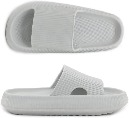Pantoufle de Douche Femme Hommes Chaussons Antidérapants Été Maison Claquettes Léger Sandales de Piscine et Plage Séchage Rapide Slippers
