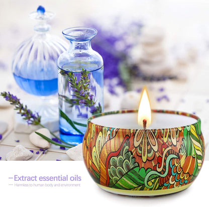 Coffret Cadeau de Bougies Parfumées, 12 bougies d'aromathérapie, Bougies 100% Soja neuves