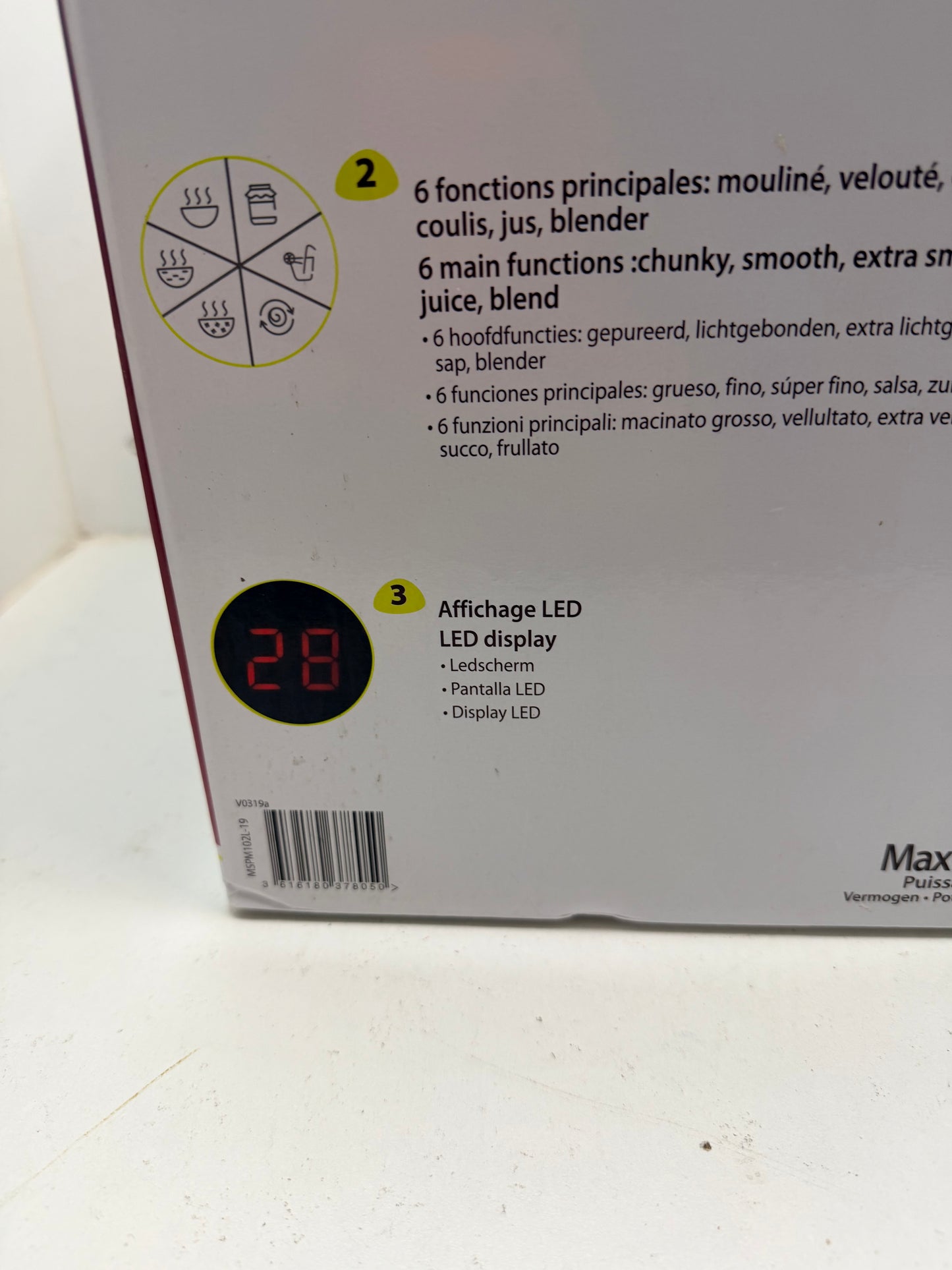 Blender chauffant MSM2L-21 MANDINE