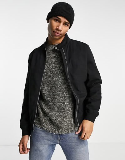 New Look - Blouson Harrington à col cheminée
