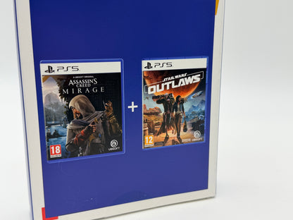 Pack Star Wars Outlaws + Assassin’s Creed Mirage PS5