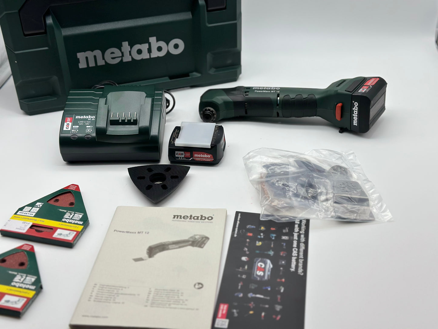 Metabo PowerMaxx MT 12 Outil multifonctions avec batterie LiPOWER 12 V (2 x 2 Ah)