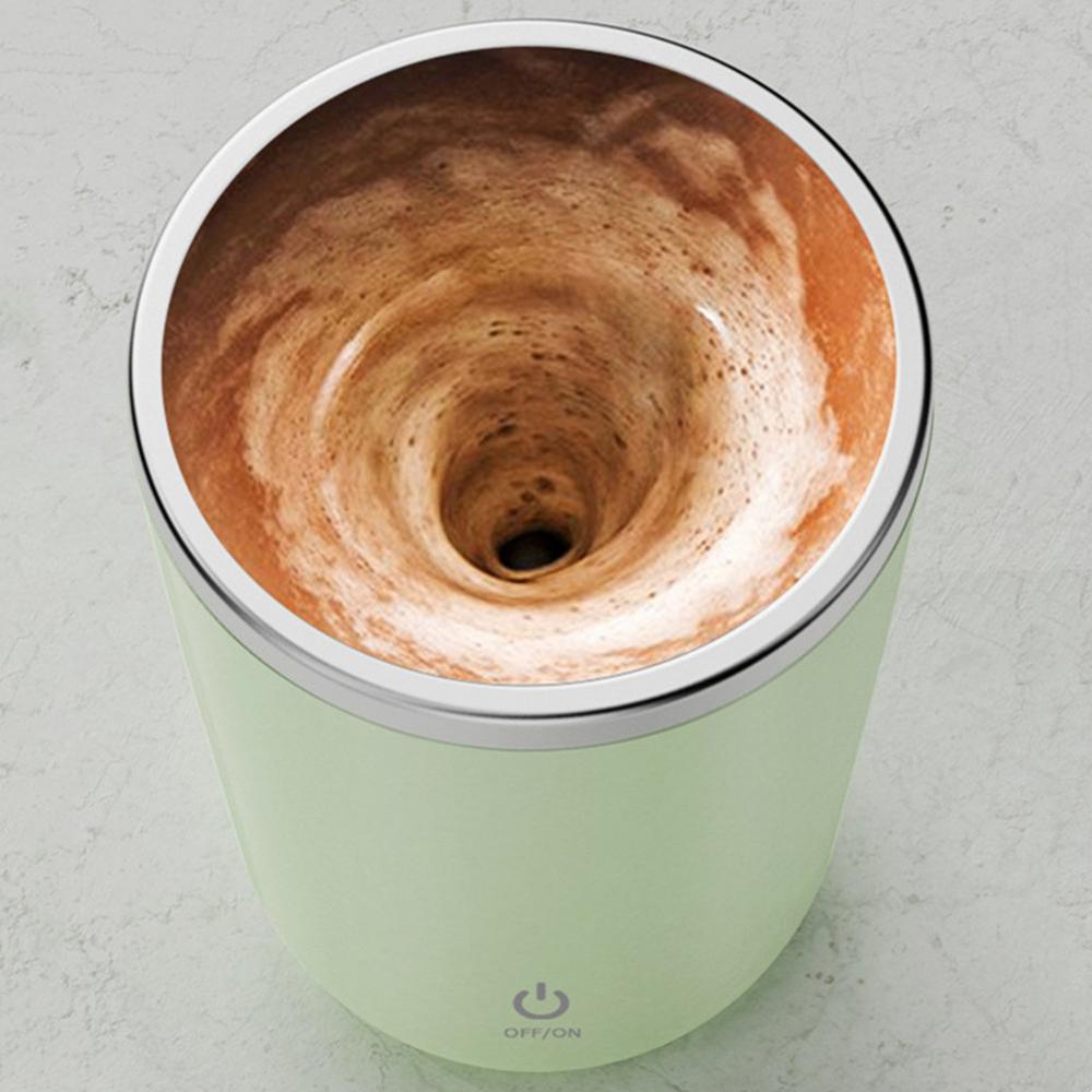 Tasse mélangeur automatique de 350 ml pour le jus, le café, le lait, en l'acier inoxydable,