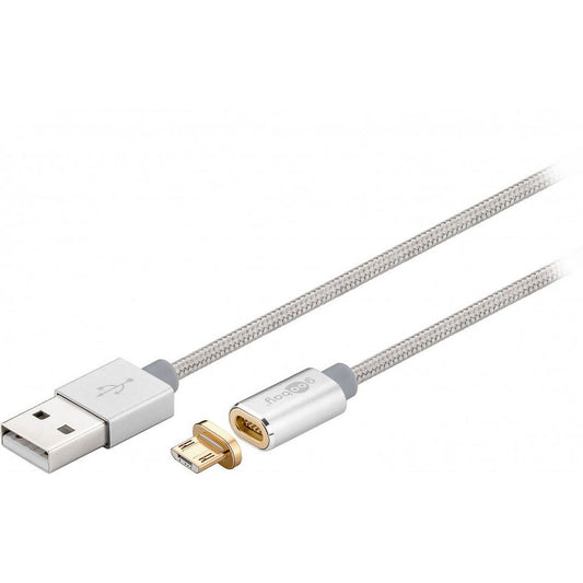 GOOBAY CÂBLE MAGNETIC USB-A 2.0 / MICRO USB 2.0 GRIS
Câble USB Type-A 2.0 vers micro USB Type-B 2.0 Mâle / Mâle