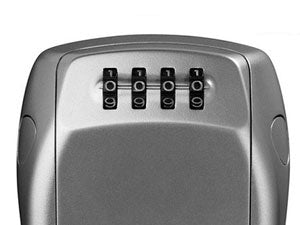 Boite a clef sécurisée, Fixation murale, Extérieur, 11.9 x 8.5 x 3.6 cm, Gris/Noir neuve