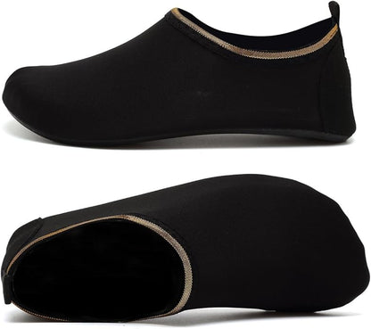 welltree Hommes Femmes Chaussures d'eau Séchage Rapide Sports Aqua Chaussures,Danse, Nager, Marcher, Yoga, Lac, Plage, Jardin, Parc, Conduite, Nautisme