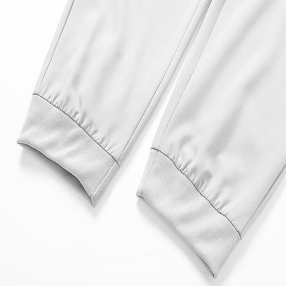 Pantalon décontracté pour homme - Pantalon de jogging léger à séchage rapide avec poches zippées