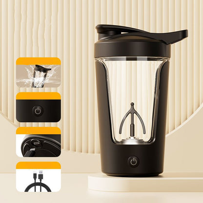 Shaker Électrique "Vortex-Mix" 400ML – Mélange Automatique & Rechargeable USB