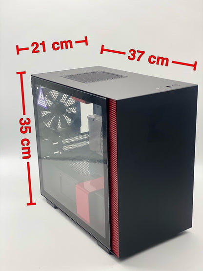Boîtier PC Gaming Mini-ITX - Port I/O USB Type-C en Façade - Panneau Latéral en Verre Trempé neuf