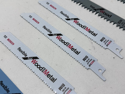 Bosch Accessories Set de 9 Lames de scie sabre pour démolition + boite de rangement 925 vf