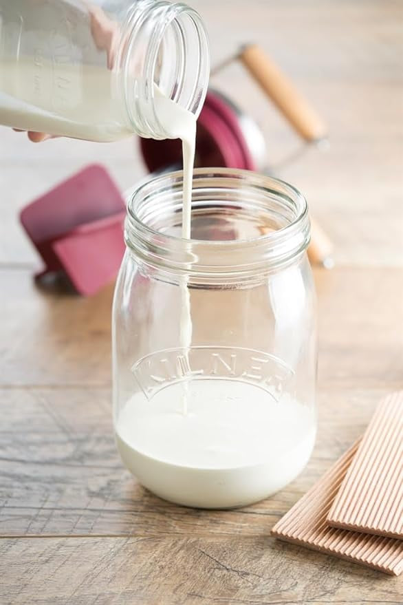 Kilner Baratte à beurre 1L en verre en parfait état