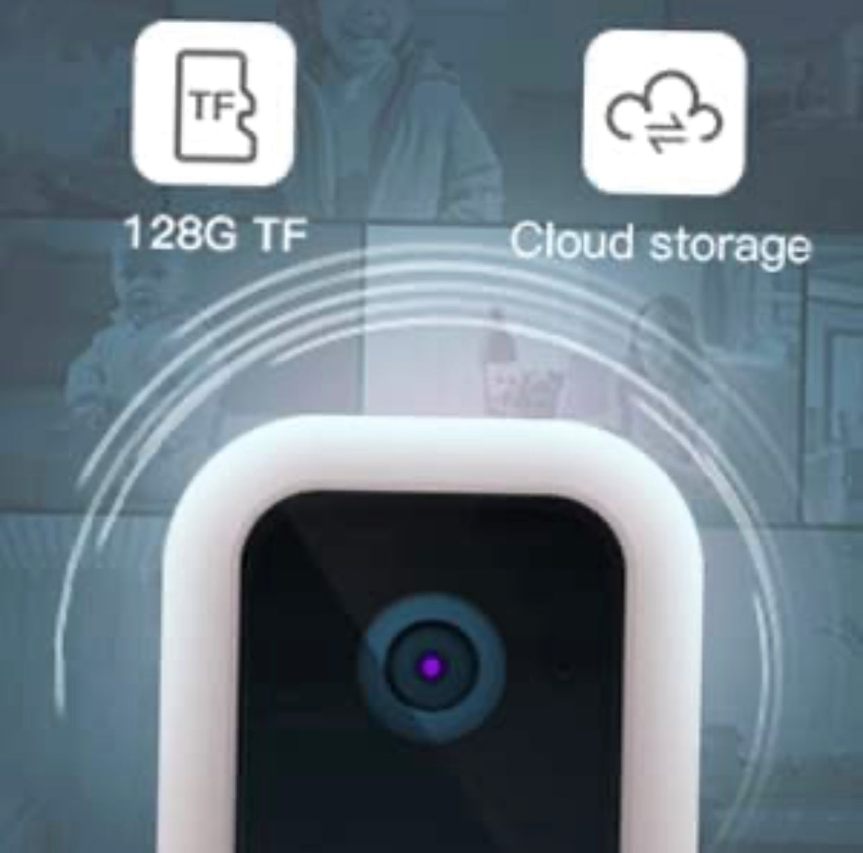 Caméra de sécurité extérieure WiFi sans fil, caméra de sécurité domestique alimentée par batterie rechargeable, vision nocturne