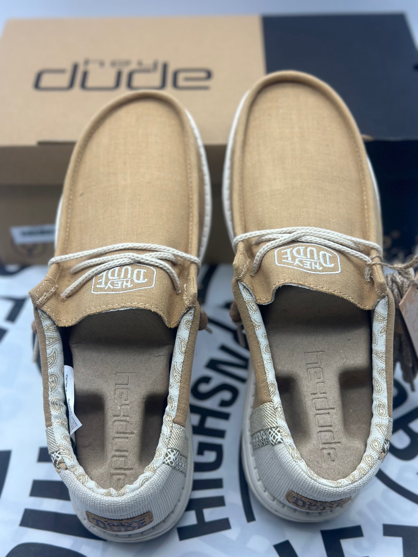 Mocassins lin NATURAL neuves et authentique tailles 43