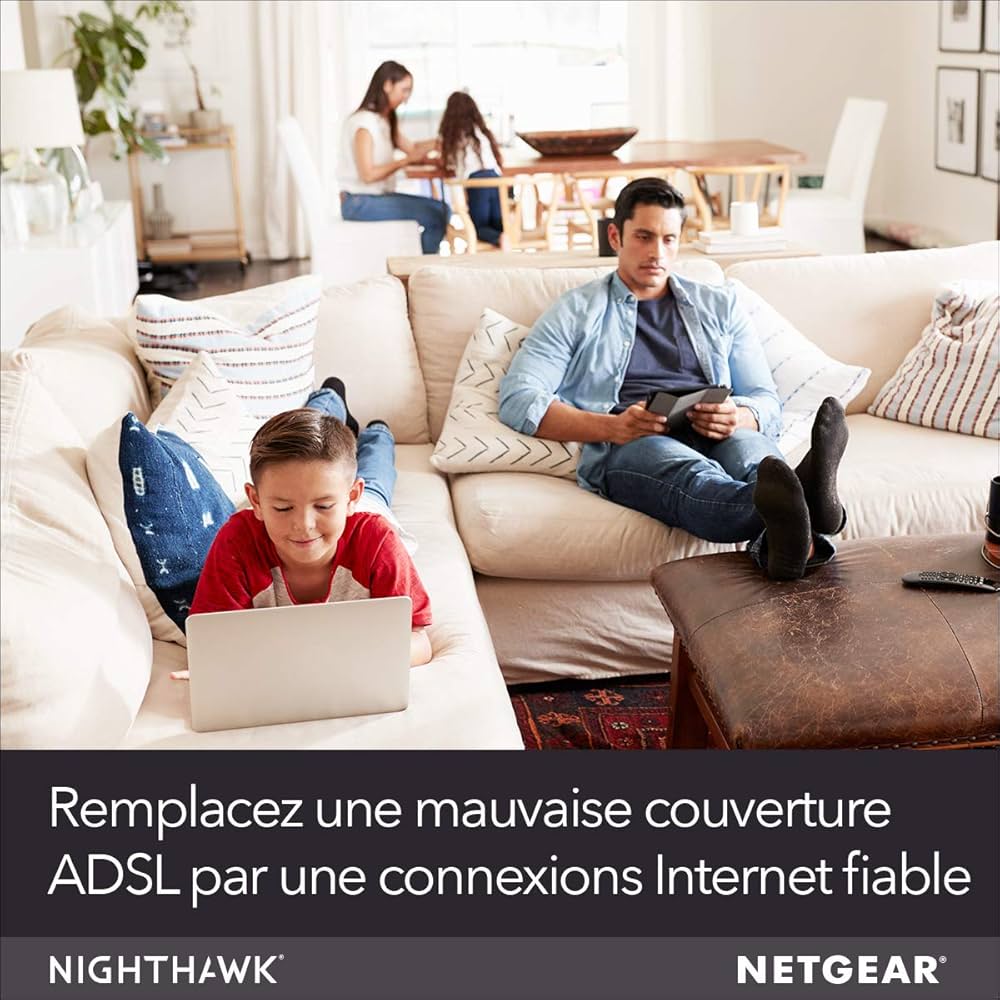 NETGEAR Routeur 4G SIM Box 4G, 4G LTE M2 - débit Descendant jusqu'à 2Gbit/s | Connexion WiFi jusqu'à 20 appareils | Crée Un WLAN n'importe où | Déverrouillé Compatible Toute SIM opérateurs