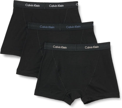Calvin Klein Men's Trunk 3PK, Black, M