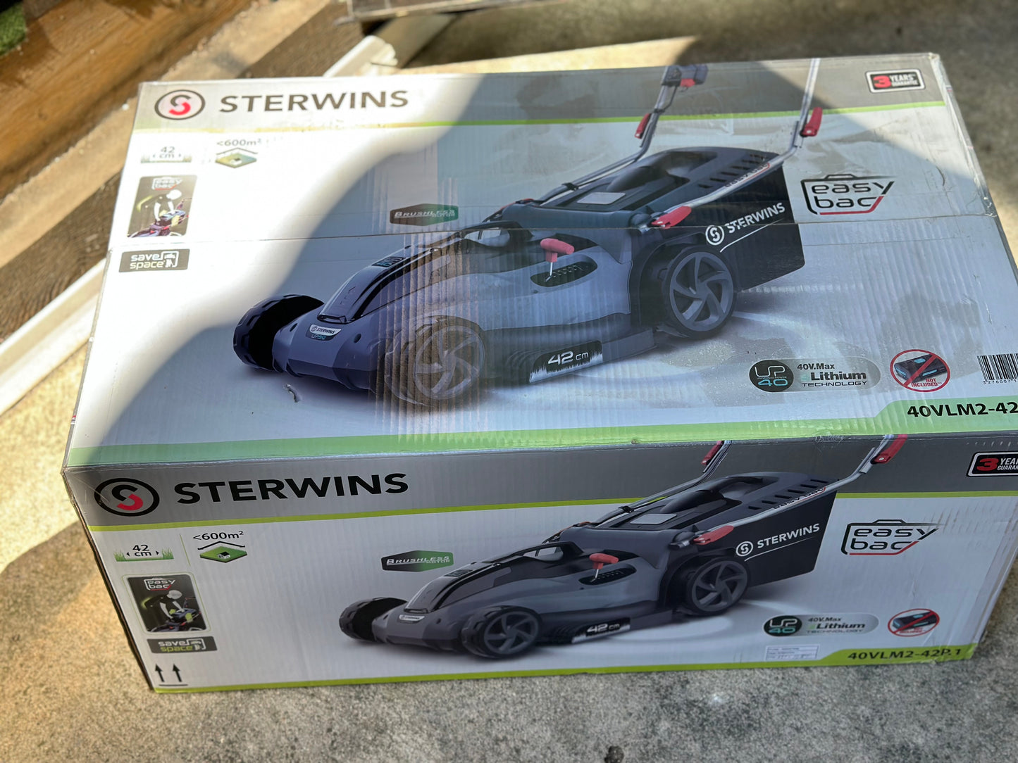 Tondeuse sur batterie STERWINS UP40, 36 V, l.42 cm