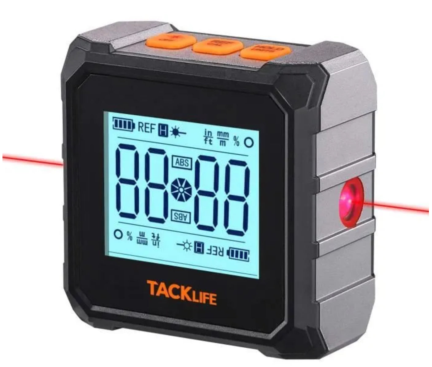 Mini inclinomètre numérique TACKLIFE MDP03 - Mesure d'angle et de pente absolue et relative