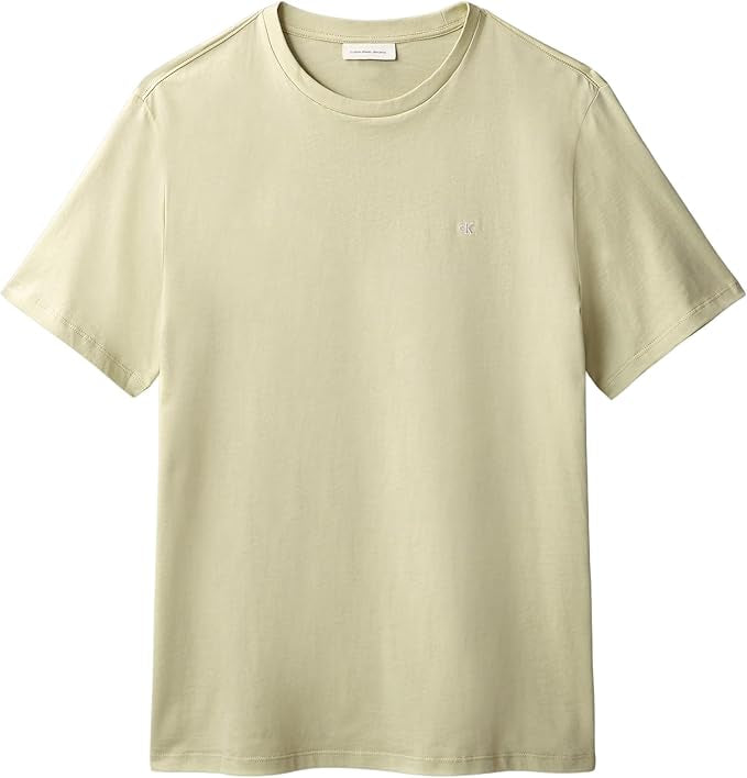 Calvin Klein T-Shirt Manches Courtes Homme Smooth Solid Tee avec Col Ras-du-Cou
