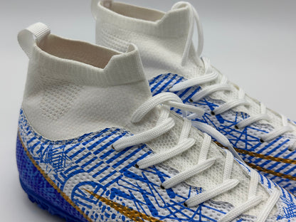 Chaussures de Football Homme Professionnel Chaussures de Futsal Antidérapants pour l'entraînement Athlétisme Adolescents High Top Chaussures de Sport