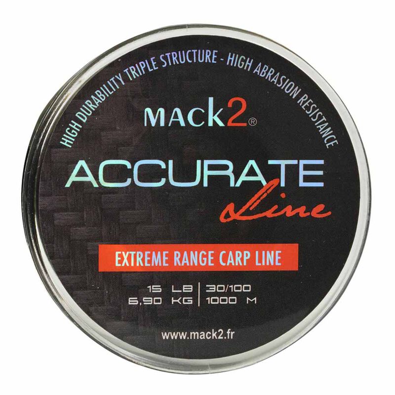 MACK2
Nylon carpe mack2 accurate line 1000 m