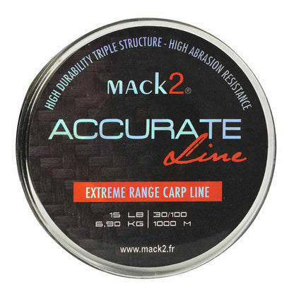 MACK2
Nylon carpe mack2 accurate line 1000 m
