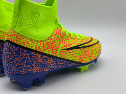 Chaussures de Football Homme Professionnel Chaussures de Futsal Antidérapants pour l'entraînement Athlétisme Adolescents High Top Chaussures de Sport