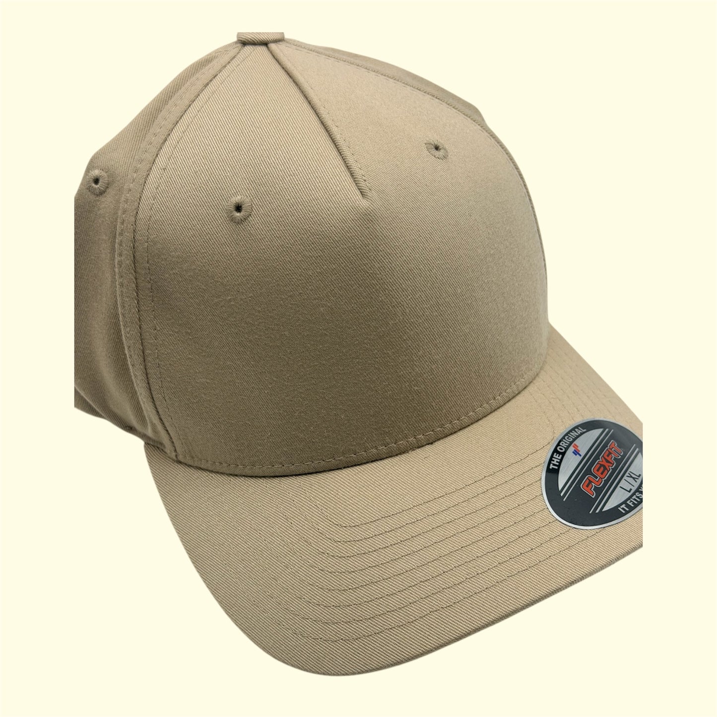 Véritable chapeau de casquette en sergé brossé Flexfit 6377