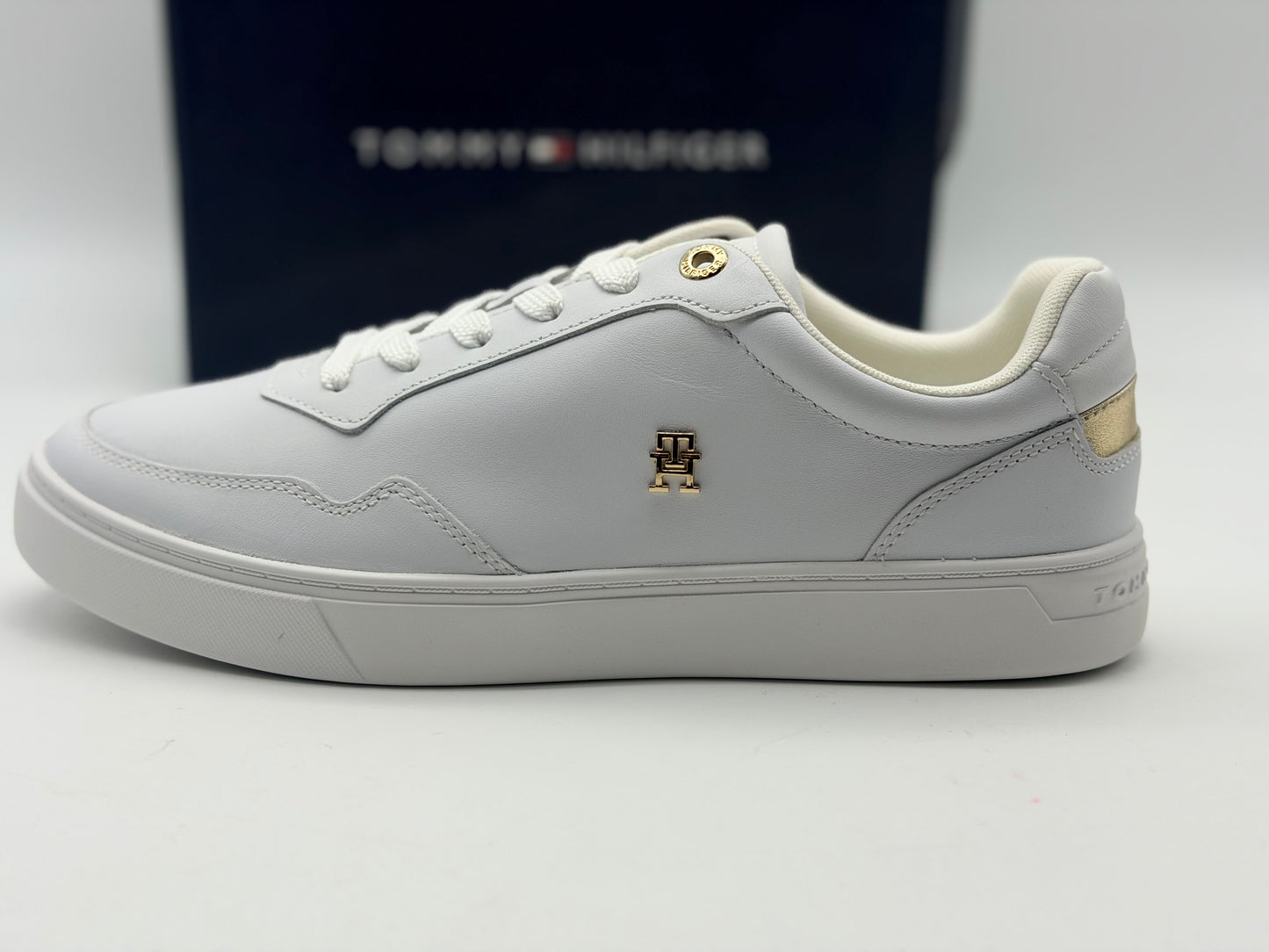 Tommy Hilfiger Femme Essential Elevated Court Sneaker Fw0fw07685 Tige Basse