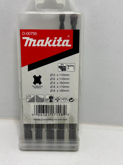 Jeu de forets SDS+ (5 pièces) - MAKITA D-00795