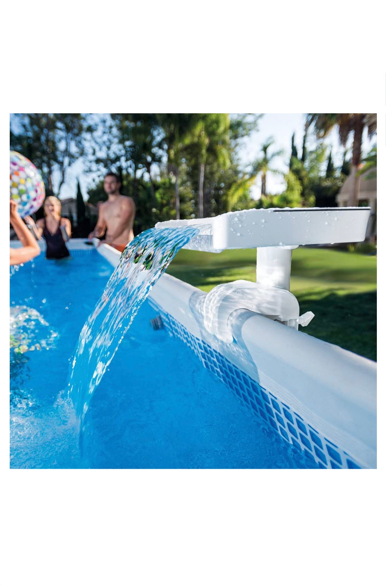 Cascade pour piscine LED Multicolore INTEX