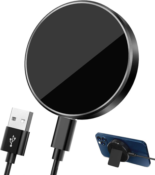 Chargeur sans fil magnétique, chargeur sans fil Qi Chargeur rapide sans fil Compatible avec iPhone 13/13 Pro/13 Pro Max/12/12 Pro/12 Pro Max/12 Mini/AirPods Pro/2
