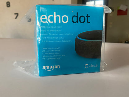 Echo Dot (3ème génération), Enceinte connectée avec Alexa, Tissu anthracite