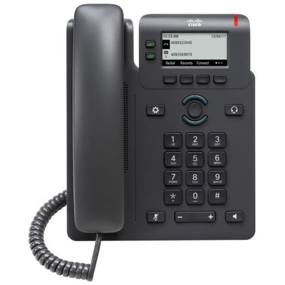 Cisco 6821 Open SIP
Téléphone IP SIP Cisco 2 lignes, 2 ports Ethernet, compatible PoE et écran noir et blanc intégré