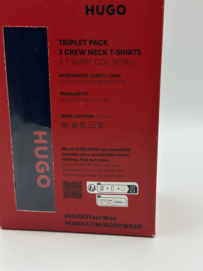 Hugo boss LOT DE TROIS T-SHIRTS EN COTON À LOGO IMPRIMÉ Taille S