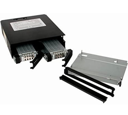 RACK AMOVIBLE POUR 2 DISQUES DURS 2.5" SATA/SAS + 1 LECTEUR OPTIQUE SLIM DANS 1 BAIE 5.25" neuf
