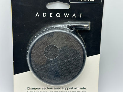 ADEQWAT Chargeur Secteur Magnetique Noir-Cable USB C