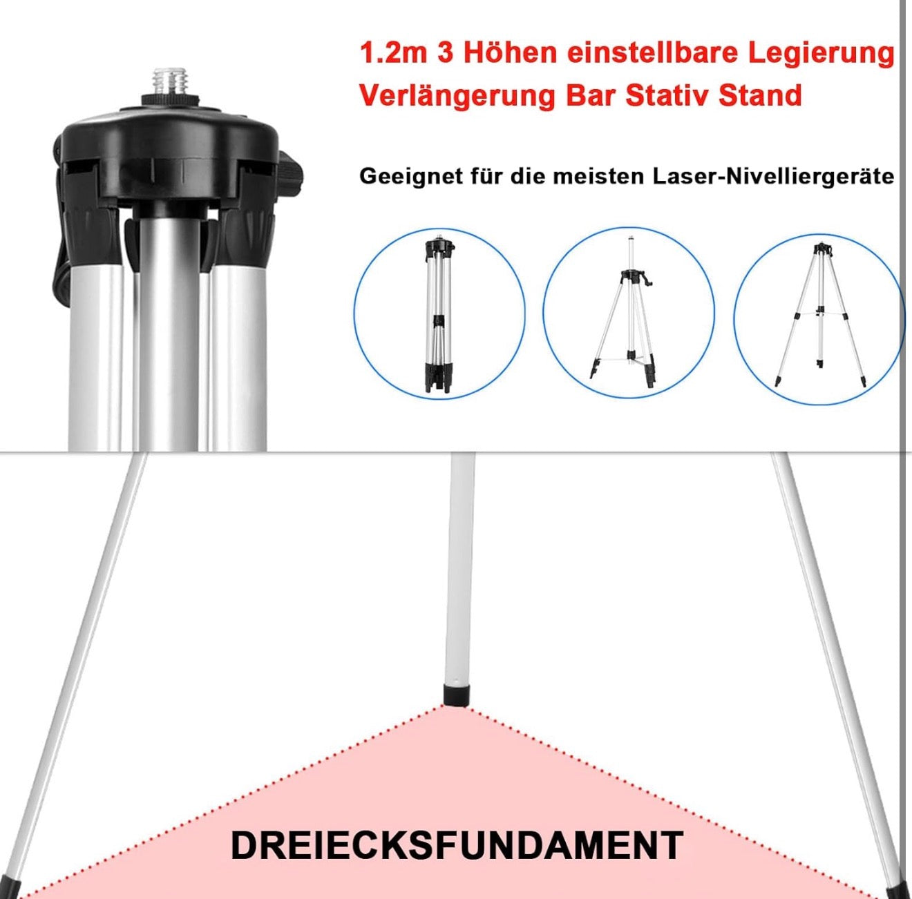 Laser lignes croisées avec trépied 4x360° 16 lignes laser lignes croisées 3 ° autonivelant avec support trépied,2 * 2400 mAh batteries et télécommande,support mural,cadre de levage