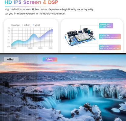 Dasaita Carradio Récepteur stéréo de Voiture Android 10 1 Din avec écran pour Renault Clio IV 4 RS 2012-2016 Audio avec écran tactile HD 1280 * 720 9 "Carplay Android Auto Bluetooth DSP GPS