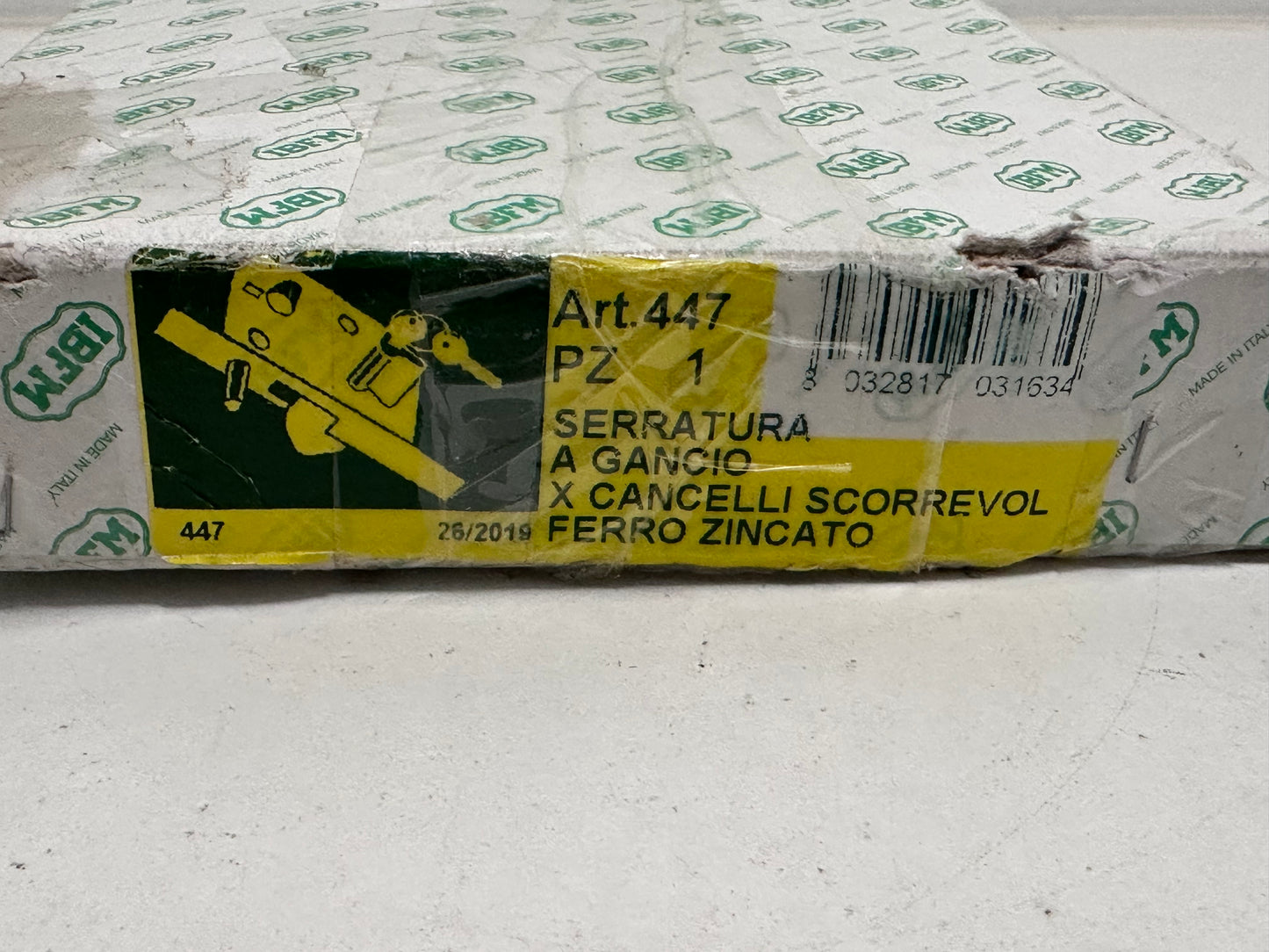 IBFM 447 Serrure à crochet à encastrer, 60 mm