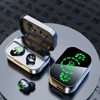 Écouteurs "Quantum-Sound" TWS – Écran LED Géant, Son Hi-Fi & Powerbank Intégré