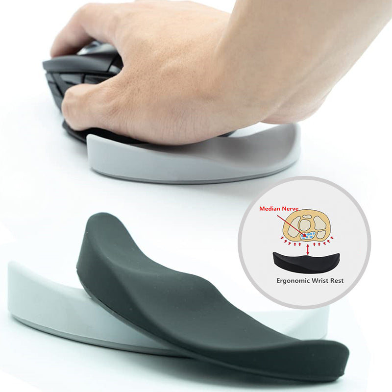 Repose-Poignet Ergonomique "Soft-Glide" – Gel de Silicone Haute Densité & Base Antidérapante